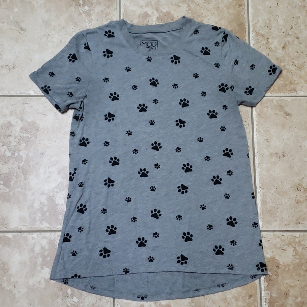 Paw print tee S